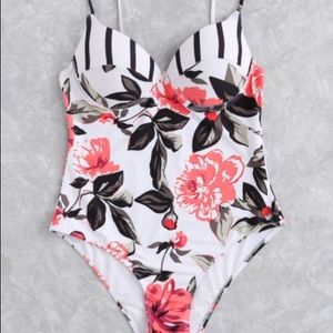 Flower Print Swimsuit